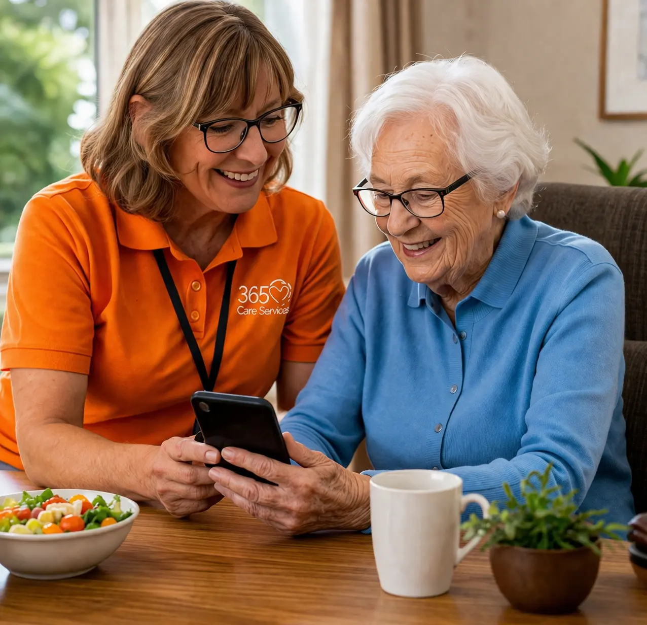 Personal and complex care service in Melbourne, professional carer assisting a client at home